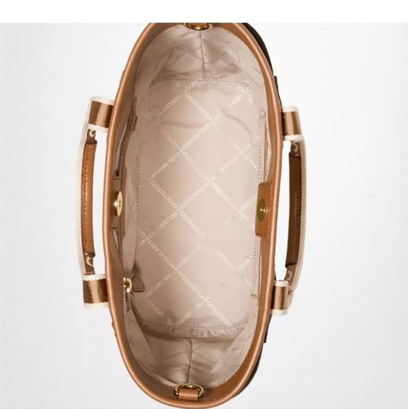 🎀 PRICE DROP! Michael Kors Signature Maeve Convertible Open Tote - Picture 2 of 11